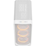Fractal Design Meshify 3 RGB midi tower behuizing Wit | 2x USB-A | 1x USB-C | RGB | Tempered Glass