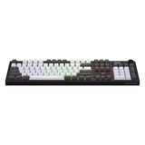 Hator Skyfall Pro Wireless RGB mechanisch gaming toetsenbord Zwart, US lay-out (QWERTY), HATOR Aurum Vanilla Silent, 100%, RGB, Double-shot PBT, Hot-swap, 2.4GHz / Bluetooth / USB-C