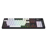 Hator Skyfall Pro Wireless, gaming toetsenbord Zwart, US lay-out, HATOR Aurum Vanilla Silent, RGB, Double-shot PBT, Hot-swap, 2.4GHz / Bluetooth / USB-C