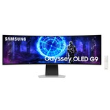 SAMSUNG Odyssey G9 G95SD 49" Curved UltraWide gaming monitor Zilver, 240 Hz, Display Port, HDMI, Micro HDMI, USB-C, WiFi 5, Free Sync Premium Pro