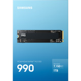 Samsung 990 1 TB SSD MZ-V9V1T0BW, PCIe Gen 4.0 x4, NVMe 2.0