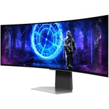 Samsung Odyssey G9 G95SD 49" Curved UltraWide gaming monitor Zilver, HDMI, Micro-HDMI, DisplayPort, 2x USB-C, Wi-Fi 5, BT, 240 Hz