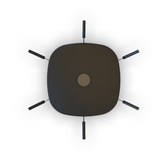 Tristar Pizza Family 6 pizzaoven Zwart, 1200 Watt, voor 6 personen