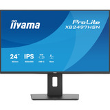 iiyama ProLite XB2497HSN-B1 23.8" monitor Zwart (mat), 100 Hz, HDMI, DisplayPort, USB-C, Audio, LAN