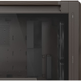 ASUS ProArt PA602 Wood Edition - Tempered Glass Panel big tower behuizing Zwart/houtkleur | 4x USB-A | 1x USB-C | Tempered Glass