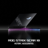 ASUS ROG Strix SCAR 18 G835LXG-TQ378W 18"  gaming laptop Zwart | Core Ultra 9 290HX Plus | RTX 5090 | 64 GB | 2x 2 TB SSD