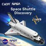 CaDA NASA Space Shuttle Discovery Constructiespeelgoed C56052W, Schaal 1:80