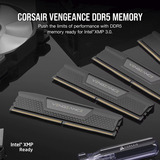 Corsair 64 GB DDR5-6000 (2x 32 GB) Dual-Kit werkgeheugen Zwart, CMH64GX5M2D6000C40, Vengeance, RGB, XMP 3.0