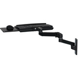 Ergotron LX Pro Wall Keyboard Arm bevestiging Zwart