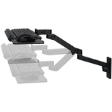 Ergotron LX Pro Wall Keyboard Arm bevestiging Zwart