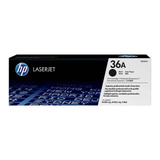 HP 36A zwarte LaserJet tonercartridge CB436A Zwart, Zwart, Retail
