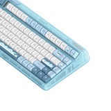 Iqunix OG80 Wintertide Wireless Mechanical Keyboard Lichtblauw, US lay-out (QWERTY), Cherry MX Red, 80% (TKL)	, RGB leds, Hot-swappable, PBT, 2.4GHz | Bluetooth 5.1 | USB-C