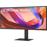 LG UltraWide 34U650A-B 34" curved gaming monitor Zwart, 2x HDMI, DisplayPort, 3x USB-A, USB-C, RJ-45