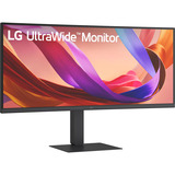 LG UltraWide 34U650A-B 34" curved monitor Zwart, 2x HDMI, DisplayPort, 3x USB-A, USB-B, USB-C, RJ-45