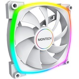 Montech AX140 fan PWM RGB case fan Wit, 140 x 140 x 25 mm