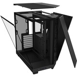 NZXT H6 Flow midi tower behuizing Zwart | 2x USB-A | 1x USB-C | Tempered Glass