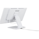 iiyama ProLite T2452MSC-W2AG 24" touchscreen monitor Wit, 120 Hz, HDMI, DisplayPort, Audio, USB, Touch