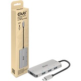 Club 3D USB Gen2 Type-C to 10Gbps 4x USB Type-A Hub usb-hub aluminium