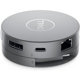 Dell USB-C mobiele adapter - DA310 dockingstation Zilver