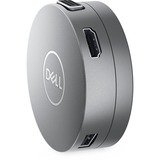 Dell USB-C mobiele adapter - DA310 dockingstation Zilver