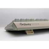 Ducky One 3 Matcha TKL mechanisch toetsenbord Crème, US lay-out (QWERTY), Cherry MX Silent Red, 80% (TKL)	, PBT Double Shot, hot swap