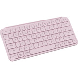Keychron B1 Pro-K4 toetsenbord Lichtroze, US-International lay-out (QWERTY), Scissor switches, 75%, ABS Keycaps, 2.4GHz | Bluetooth 5.2 | USB-C