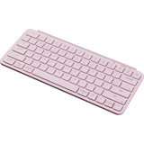 Keychron B1 Pro-K4 toetsenbord Lichtroze, US-International lay-out (QWERTY), Scissor switches, 75%, ABS Keycaps, 2.4GHz | Bluetooth 5.2 | USB-C