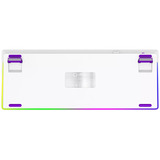LORGAR KBP70TKLW RGB mechanisch gaming toetsenbord Wit, US lay-out (QWERTY), LOGAR Toxic Purple, 80% (TKL)	, RGB, Hot-swappable, PBT Double-shot, Bluetooth | 2.4GHz | USB