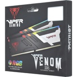 Patriot 32 GB DDR5-6400 Kit werkgeheugen Zwart, Viper Venom, RGB, XMP 3.0