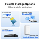 Reolink F850W TrackFlex Floodlight WiFi beveiligingscamera Wit, 4K, WiFi