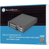 SilverStone SST-FS202B wisselframe Zwart