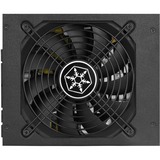 SilverStone SST-ST1100-TI v2.0, 1100 Watt voeding  Zwart, 8x PCIe, Kabel-Management