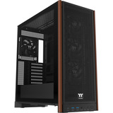 Thermaltake S370 WS midi tower behuizing Zwart | 2x USB-A | 1x USB-C | Tempered Glass