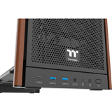 Thermaltake S370 WS midi tower behuizing Zwart | 2x USB-A | 1x USB-C | Tempered Glass