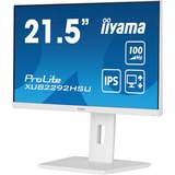 iiyama ProLite XUB2292HSU-W6 21.5" monitor Wit, 100Hz, HDMI, DisplayPort, USB, Audio, AMD FreeSync