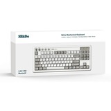 8BitDo Retro Mechanical Keyboard M Edition Grijs, US lay-out (QWERTY), Kailh Box White, 80% (TKL)	, Bluetooth Low Energy, Wireless 2.4G, USB