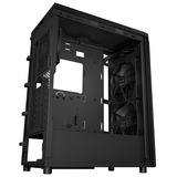 ASUS ProArt PA401 Wood Edition - Metal Panel midi tower behuizing Zwart | 2x USB-A | 1x USB-C