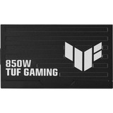 ASUS TUF Gaming Platinum modulaire 850 watt voeding  Zwart, 1x 12V-2x6, 3x PCIe