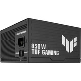 ASUS TUF Gaming Platinum modulaire 850 watt voeding  Zwart, 1x 12V-2x6, 3x PCIe