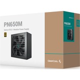 DeepCool PN650M modulaire 650 watt voeding  Zwart, 3x PCIe, 3x PCIe, 1x 12VHPWR, Kabel-Management