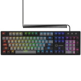 LORGAR Azar 514 RGB mechanisch gaming toetsenbord Zwart, US lay-out (QWERTY), LOGAR Dream, 100%, RGB