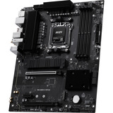 MSI PRO B850-S WIFI6E socket AM5 moederbord Zwart/zilver, RAID, 2.5Gb-LAN, Wi-Fi 6E, BT 5.3, Sound, ATX