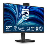 Philips 27B2N3500JH/00 27" monitor Zwart, HDMI, DisplayPort, USB-C, Webcam, 120 Hz