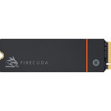 Seagate FireCuda 530 500 GB met heatsink SSD Zwart, ZP500GM3A023, PCIe 4.0 x4, NVMe 1.4, M.2 2280