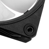 SilverStone Shark Force 120 ARGB case fan Zwart, 4-pins PWM fan-connector