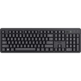 Trust Ody II Silent Wireless Keyboard, toetsenbord Zwart, EU lay-out (QWERTY), Membraan