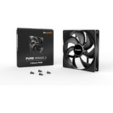 be quiet! Pure Wings 3 140mm PWM case fan Zwart, 4-pin PWM fan-connector