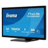 iiyama ProLite T2438MSC-B2 23.8" touchscreen monitor Zwart, 120 Hz, HDMI, DisplayPort, Audio, USB, Touch