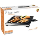 Bestron ABBQ2000S Tafelmodel barbecue grill elektrische bakplaat Zwart/zilver