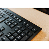 CHERRY KW 3000, toetsenbord Zwart, EU lay-out (QWERTY), Rubberdome, 2,4GHz